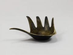 Walter Bosse Walter Bosse Sculptural Brass Hand Bowl or Ashtray Herta Baller Austria 1950s - 4068303