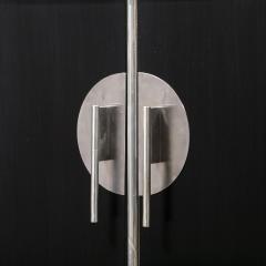 Walter Dorwin Teague Art Deco Machine Age Ebonized Walnut Aluminum Sideboard by Walter Dorwin - 4438452