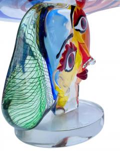 Walter Furlan Walter Furlan Homage to Picasso Large Italian Murano Art Glass Sculpture - 3080456