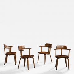Walter Gropius Armchairs in Oak Austria 1950s - 4796999