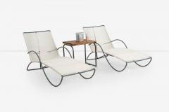 Walter Lamb Pair of Walter Lamb Bronze Chaise Lounges for Brown Jordan Model C 4700 1960 - 4219947