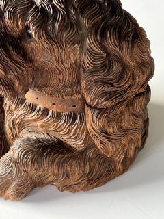 Walter Mader Black Forest Hand Carved Dog Head Tobacco Jar in the manner of Walter Mader - 3839165