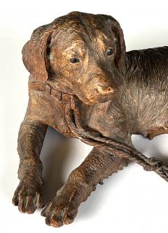 Walter Mader Walter Mader Swiss Black Forest Hand Carved Dog - 3839087