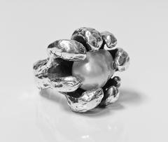 Walter Schluep Walter Schluep Sterling Silver Pearl Ring - 1905809