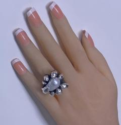 Walter Schluep Walter Schluep Sterling Silver Pearl Ring - 1905810