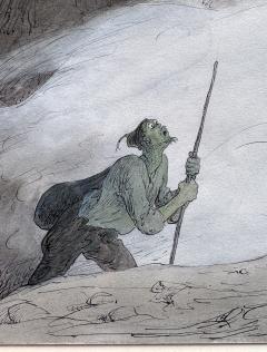 Walter Schnackenberg Scary Nightmare Monsters Emerge from the Mountains - 4381400