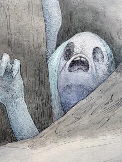 Walter Schnackenberg Scary Nightmare Monsters Emerge from the Mountains - 4381401