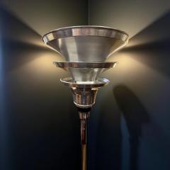 Walter Von Nessen Art Deco Tiered Torchi re Floor Lamp Machine Age Style of Walter Von Nessen - 4161318