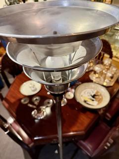 Walter Von Nessen Art Deco Tiered Torchi re Floor Lamp Machine Age Style of Walter Von Nessen - 4161319