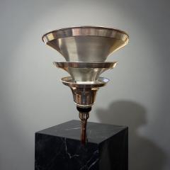 Walter Von Nessen Art Deco Tiered Torchi re Floor Lamp Machine Age Style of Walter Von Nessen - 4161323