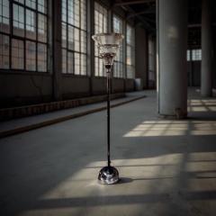 Walter Von Nessen Art Deco Tiered Torchi re Floor Lamp Machine Age Style of Walter Von Nessen - 4161411