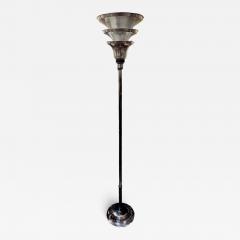 Walter Von Nessen Art Deco Tiered Torchi re Floor Lamp Machine Age Style of Walter Von Nessen - 4164561