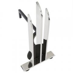 Walter Von Nessen Original 1930s Streamline Moderne Andirons - 4315811