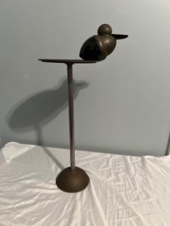 Walter Von Nessen RARE ART DECO BRASS PELICAN STANDING ASHTRAY BY WALTER VON NESSEN - 4100748