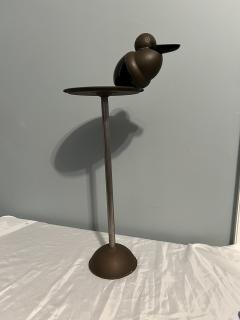 Walter Von Nessen RARE ART DECO BRASS PELICAN STANDING ASHTRAY BY WALTER VON NESSEN - 4100749