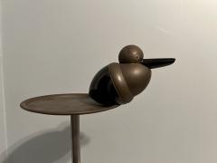 Walter Von Nessen RARE ART DECO BRASS PELICAN STANDING ASHTRAY BY WALTER VON NESSEN - 4100752