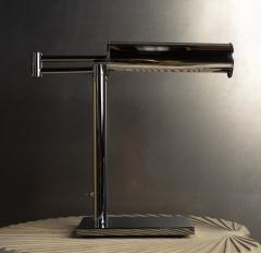 Walter Von Nessen Rare Vintage Walter Von Nessen Swing Arm Desk Lamp Chrome Plated Steel 1970s - 3888446