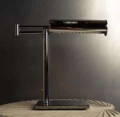 Walter Von Nessen Rare Vintage Walter Von Nessen Swing Arm Desk Lamp Chrome Plated Steel 1970s - 3888495