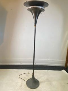 Walter Von Nessen UNUSUAL ART DECO DOUBLE TIER TORCHIERE FLOOR LAMP - 2186272