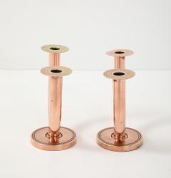 Walter Von Nessen Walter Von Nessen For Chase Brass and Copper Candlesticks - 4202232