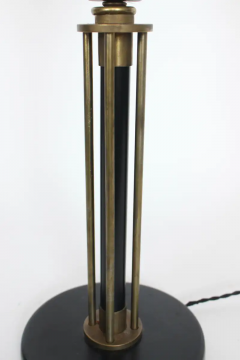 Walter Von Nessen Walter Von Nessen Machine Age Brass Table Lamp 1940s - 2875271