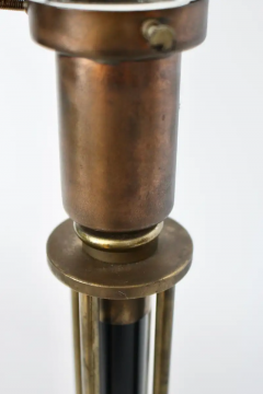 Walter Von Nessen Walter Von Nessen Machine Age Brass Table Lamp 1940s - 2875277