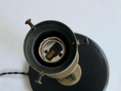 Walter Von Nessen Walter Von Nessen Machine Age Brass Table Lamp 1940s - 2875291