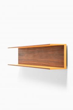 Walter Wirz Mid Century Wall Shelf in Walnut by Walter Wirz 1960s - 4746196