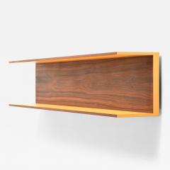 Walter Wirz Mid Century Wall Shelf in Walnut by Walter Wirz 1960s - 4746255
