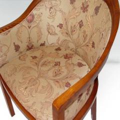 Ward Bennett 1 Ward Bennett For Brickel Fabric Upholstered Arm Chair - 3529658
