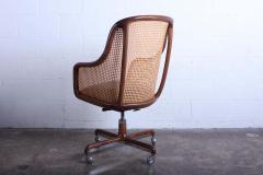 Ward Bennett Caned Swivel Desk Chairs by Ward Bennett - 1287977