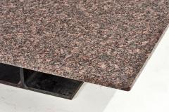 Ward Bennett I Beam Granite Coffee Table 1970 - 2712303
