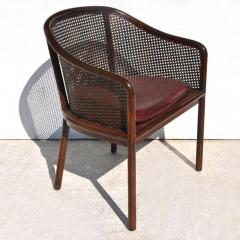Ward Bennett One Midcentury Ward Bennett Landmark Cane Armchair for Brickel and Associates - 2760775