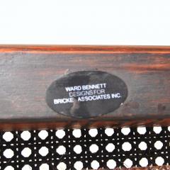 Ward Bennett One Midcentury Ward Bennett Landmark Cane Armchair for Brickel and Associates - 2760779