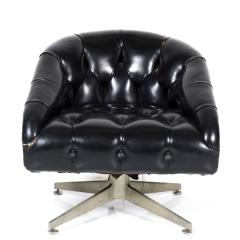 Ward Bennett Pair Ward Bennett Swivel Chairs - 1042006