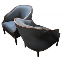 Ward Bennett Pair of Ward Bennett Geiger Lounge Chairs - 2421797