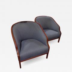 Ward Bennett Pair of Ward Bennett Geiger Lounge Chairs - 2452308