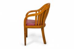 Ward Bennett Set of 7 Ward Bennett for Brickel Associates Vinyl Library Armchairs - 2789628