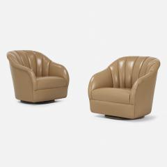 Ward Bennett Swivel lounge chairs - 2604526