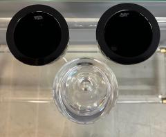 Ward Bennett Trio of Etched Crystal Vases by Ward Bennett for Sasaki - 4349403