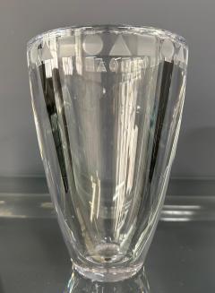 Ward Bennett Trio of Etched Crystal Vases by Ward Bennett for Sasaki - 4349419