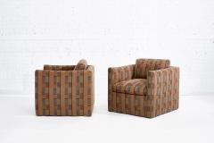 Ward Bennett Ward Bennett Lounge Chairs Bauhaus Fabric 1970 - 1792246