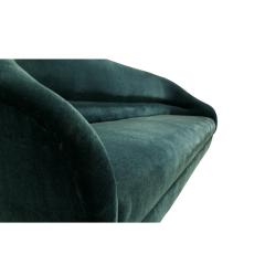 Ward Bennett Ward Bennett Sofa in Green Velvet with Back Pleat 1970s - 693968