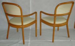 Ward Bennett Ward Bennett for Brickel Associates Eight Ash Dining Chairs circa 1970 - 570076