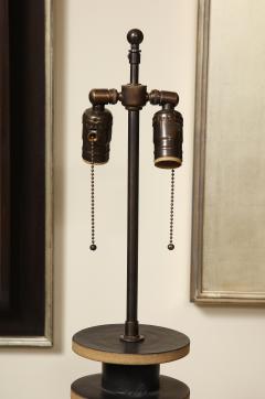 Warner Walcott Pair of Stacked Disc Stoneware Lamps - 2421684