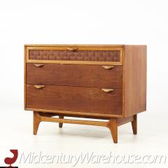 Warren Church for Lane Perception Mid Century Walnut Single Nightstand - 3689272