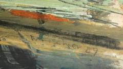 Warren Fischer Original Acrylic Abstract Painting by Warren Fischer 1989 - 3556238