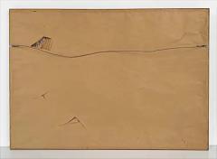 Warren Fischer Vintage Warren Fischer Abstract Painting with Aquarium - 3578996