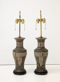 Warren Kessler Warren Kessler 1960s Bronze Table Lamps - 3857825