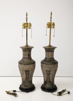 Warren Kessler Warren Kessler 1960s Bronze Table Lamps - 3857838